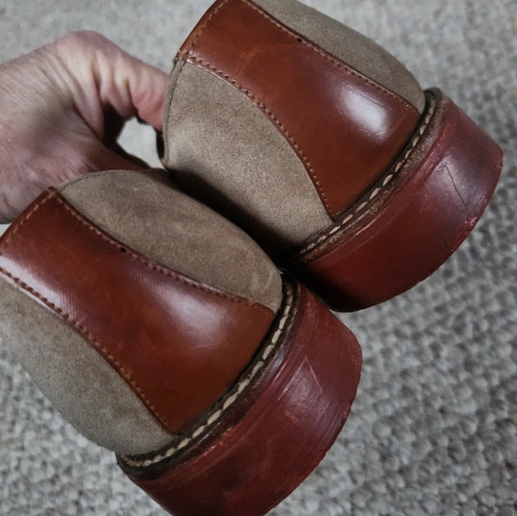 9 1/2 POLO Ralph Lauren vintage saddle shoes bucks nubuck main image 5